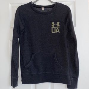Under armor crew neck sweatshirt grey